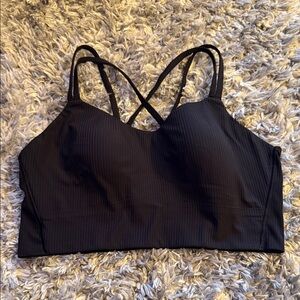 Lululemon Athletica Black Cross-Back Bralette